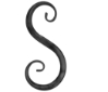 S-Scroll 5/8" Tube 8" X 3-3/4" 