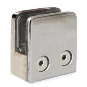Squared Glass Clamp for Flat Surfaces squared, glass clamp, flat surface, glass panel system,