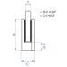 Squared Glass Clamp for Flat Surfaces - SFE21500000
