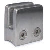 Squared Glass Clamp for Stainless Round Tubing metal cable systems, glass panel system, stainless steel, glass clamp, round tubing