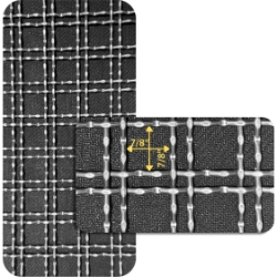 The Abbey - Contemporary Woven Wire Mesh Panel <meta name="word="contemporary metal panels, interior metal dividers, metal panels for walls, decorative metal panels, carbon steel decorative panels, woven wire mesh panels">