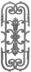 Traditional Panel - Palmetto Design 
