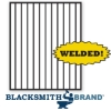 Welded Residential Ornamental Black Flat Top Two Rail Walk Gates welded residential ornamental black flat top two rail walk gates, two rail walk gate, walk gates, ornamental walk gates, weldable walk gates, upright gate posts, blacksmith brand, galvanized, powder-coated, custom walk gates, post caps, finials, fencing accessories, ts distributors