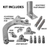 XL Bi-Fold Kit for Swing Gate <meta name="content="hi motions hardware, industrial swing gate kit for bifolding gate,swing gate hinges, bifold automatic gate, bifold swing gate, bifold gate folder, folding security gate, bifolding swing gate, kits for bifolding gates, trackless bifold gate, solution when not enough room for  swing gate to open, Hi Motions bifold gate kit, heavy duty bifolding swing gate kit, folding gate, folding driveway gate, accordion gate, bifold gate system, bifold gate kit, folding security gate">