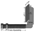 Adjustable J-Bolt Hinge - HA258ADJ