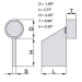 Weldable Gate and Door Stop - HAC200G