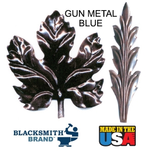 Blacksmith Brand Gun Metal Blue Metallic Finish blacksmith brand, gravity feed HVLP spray gun, Aervoe, heat resistant enamel, spra-tool, metallic finishes, brite galvanized coating, wrought iron, touch up brushes, painters masking tape, paint respirator kit, paint mitt, pipe painter, welding respirator, patina oxidizer, gun metal blue paint, rust arrest, brass coating, acrylic sealer, shop coat primers, paint for galvanized metal, paint for galvanized aluminum, rust inhibitive primer