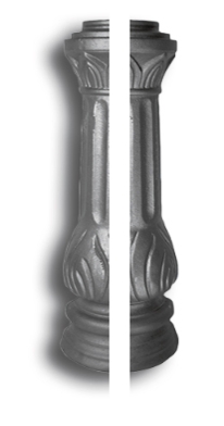 Corinthian Post Corinthian post, decorative posts, decorative columns, corinthian columns, corinthian style posts, metal posts, metal columns, cast iron posts, cast iron columns, cast iron castings, corinthian style columns, ts distributors