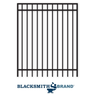 Flat Top Three Rail Gate -1-3/16" Rails flat top three rail gate, 3-rail, upright gates, steel pickets, ornamental walk gates, walk gates, custom gates, fence accessories, gate accessories, gate hardware, fence hardware, blacksmith brand, ts distributors