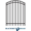 Arched Top Three Rail Gate arched top three rail gate, arched walk gate, ornamental walk gates, walk gates, steel pickets, custom gates, gate accessories, gate hardware, upright gates, blacksmith brand, ts distributors