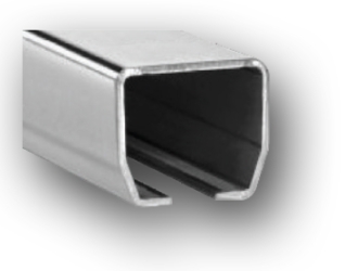 Galvanized Guide Track <meta name="content="Cantilever Gate System, rolling gate system, slide gate system, rolling cantilever, guide track, galvanized track, industrial gate system, no track slide gate, gate roller">