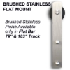 Flat Mount Barn Door Hardware Kit stainless steel barn door hardware kit, heavy duty barn door kit, sliding barn door,