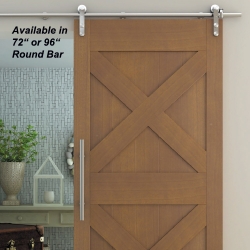 Stainless Steel Barn Door Hardware Kit  stainless steel barn door hardware kit, heavy duty barn door kit, barndoor, barn door round bar, top mount barn door, surface 