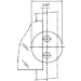 Circular One Sided Glass Clamp for Rounded Surfaces - SFE00830