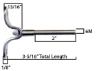 Lag Bracket-Threaded Stainless Steel Cable System, Stainless threaded bracket, Threaded Lag Bracket, stainless cable parts, stainless steel railing parts, right hand thread, left hand thread