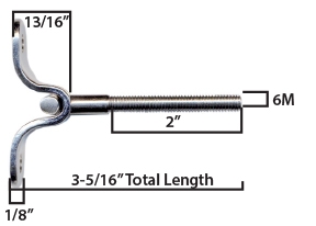 Lag Bracket-Threaded Stainless Steel Cable System, Stainless threaded bracket, Threaded Lag Bracket, stainless cable parts, stainless steel railing parts, right hand thread, left hand thread