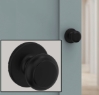 Kwikset Cove Passage Knobs meta name="description" content="passage doorknob, modern door knob, interior doorknob, nonlocking doorknob, black matte door knob, kwikset doorknob, hall doorknob, closet door knob, black metal door knob, kwikset cove door knob, rushed silver door knob, silver door knob, satin nickel door knob, cove passage knob, kwikset passage knob">