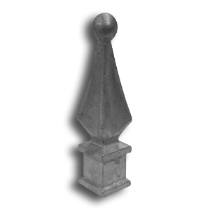 Aluminum Ball Point Spear aluminum ball point spear, aluminum finial, ball point spear finial, decorative finials, decorative aluminum finials, ball point finials, aluminum post caps, decorative post caps, decorative aluminum post caps, aluminum spear points, aluminum fence accessories, fence accessories, ts distributors