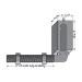 Blacksmith Brand Medium Adjustable Hinge - BHMADJ