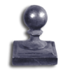 Cast Iron Newel Post Ball cast iron newel post ball, newel post ball, cast iron post ball, post ball, fence accessories, cast iron fence accessories, fence post cap, cast iron post cap, finials, cast iron finials, decorative finials, decorative post caps, metal finial, metal post cap, cast iron newel post ball tops, cast iron ball caps, ts distributors