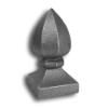 Cast Iron Post Cap cast iron post caps, post caps, metal post caps, fence post caps, finials, metal finials, cast iron finials, cast iron fence finials, fence accessories, cast iron fence accessories, decorative finials, decorative post caps, decorative cast iron post caps, decorative cast iron finials