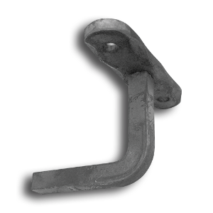 Forged Handrail Bracket without Base Plate decorative metal bars, decorative metal tubes, hammered metal bars, forged pickets, steel handrails, hand rail end pieces, cast iron, aluminum handrails, finials, plastic scroll, cast iron finials, decorative spear points, blacksmith brand, cast iron newel, steel fittings, steel brackets, handrail brackets, decorative steel bars, decorative steel tubes