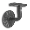Hammered Handrail Bracket decorative metal bars, hammered metal bars, handrail bracket, hammered bracket