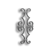 Cast Iron Picket Casting - Scroll - Fits 1/2" pickets Cast iron picket casting, cast iron casting, cast iron scroll, decorative scroll design, decorative picket castings, metal scrolls, fits half an inch picket, fits 1/2" picket, fence accessories, decorative fence accessories, ts distributors