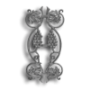 Vinyard Cast Iron Picket Casting  Fits 1/2" Pickets Cast iron picket casting, cast iron casting, cast iron grapes design, decorative grapes design, decorative picket casting, metal casting, fits half an inch picket, fits 1/2" pickets, ts distributors