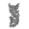 Curly Oak Continuous Design Panel Cast iron picket casting, cast iron casting, curly oak design, curly oak picket, continuous design picket, metal casting, decorative pickets, decorative picket casting, decorative curly oak design, ts distributors