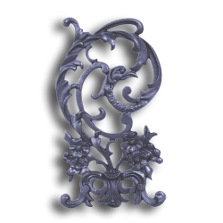 Bird of Paradise Panel Cast iron panel, panel, bird of paradise design, birds of paaradise panel, fence panels, metal panels, decorative panels, ts distributors