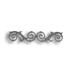 Pontalba Door Casting Door Trim, Cast Iron Door Trim, Cast Iron Casting, Door Casting, TS Distributors, Birds of Paradise Design