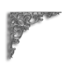 Corner Bracket - Pontalba Design Corner Bracket, Pontalba Design, Cast Iron Bracket, Cast Iron Castings, Cast Iron Corner Bracket, Cast Iron Shelf Bracket, TS Distributors 