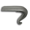 Cast Iron Lamb's Tongue Handrail End for Straight Runs decorative metal bars, decorative metal tubes, hammered metal bars, forged pickets, steel handrails, hand rail end pieces, cast iron, aluminum handrails, finials, plastic scroll, cast iron finials, decorative spear points, blacksmith brand, cast iron newel, steel fittings, steel brackets, handrail brackets, decorative steel bars, decorative steel tubes