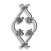 Cast Iron Picket Casting - Scroll - Fits 1/2" Pickets Cast iron picket casting, cast iron casting, cast iron scroll, decorative scroll design, decorative picket castings, metal scrolls, fits half an inch picket, fits 1/2" picket, fence accessories, decorative fence accessories, ts distributors