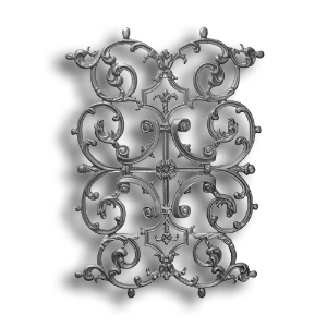 Bird of Paradise Panel Cast iron panel, panel, bird of paradise design, birds of paaradise panel, fence panels, metal panels, decorative panels, ts distributors