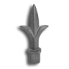 1" Cast Iron Spear Point Finial cast iron spear point finial, cast iron finial, spear point finial, metal finial, fence accessories, cast iron fence accessories, fence posts, hip-knob, cast iron finials for sale, finials, spear finails, decorative finials, fence posts, ts distributors
