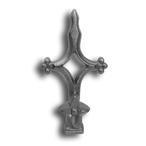 Cast Iron Decorative Finial Available in 2 Sizes cast iron decorative finial, decorative finial, cast iron finial, fence posts, metal finials, designmaster, fence finials, fence accessories, cast iron fence accessories, fence cap, metal fence cap, post cap, cast iron post cap, ts distributors
