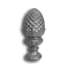2" Cast Iron Pineapple Post Cap cast iron pineapple post cap, cast iron pineapple finial, cast iron finials, pineapple finial, decorative finials, cast iron post caps, fence post caps, fence accessories,cast iron fence accessories, decorative post caps, decorative cast iron post caps, ts distributors