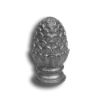 1 Inch Cast Iron Pineapple Finial cast iron pineapple finial, cast iron finials, pineapple finial, decorative finials, cast iron post caps, fence post caps, fence accessories,cast iron fence accessories, decorative post caps, decorative cast iron post caps