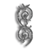 Panel - Pontalba Design Cast Iron Panel, Panel, Pontalba Design, Pontalba Panel, Cast Iron Casting, metal panel, deccorative panel