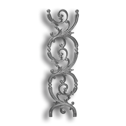 Panel - Pontalba Design Cast Iron Panel, Panel, Pontalba Design, Pontalba Panel, Cast Iron Casting, metal panel, deccorative panel