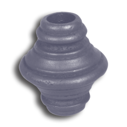 Cast Iron Baluster Collar - Round forged steel finial, cast iron bushings, brass finial, bushings, baluster, cast iron baluster collar, cast iron shoes and bases, brass baluster, powder-coated, zinc square shoe, aluminum baluster collar, simshoe, ts distributors