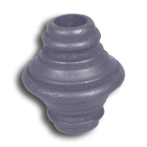 Cast Iron Baluster Collar - Round forged steel finial, cast iron bushings, brass finial, bushings, baluster, cast iron baluster collar, cast iron shoes and bases, brass baluster, powder-coated, zinc square shoe, aluminum baluster collar, simshoe, ts distributors