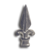 1/2" Cast Iron Spear Point Finial cast iron spear point finial, cast iron finial, spear point finial, metal finial, fence accessories, designmaster, cast iron fence accessories, fence posts, cast iron finials for sale, finials, spear finails, decorative finials, fence posts, ts distributors