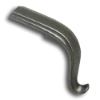 Cast Iron Lamb's Tongue Handrail End for Angled Runs - BEVELED decorative metal bars, decorative metal tubes, hammered metal bars, forged pickets, steel handrails, hand rail end pieces, cast iron, aluminum handrails, finials, plastic scroll, cast iron finials, decorative spear points, blacksmith brand, cast iron newel, steel fittings, steel brackets, handrail brackets, decorative steel bars, decorative steel tubes
