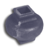 Cast Iron Baluster Collar 1/2" forged steel finial, cast iron bushings, brass finial, bushings, baluster, cast iron baluster collar, cast iron shoes and bases, brass baluster, powder-coated, zinc square shoe, aluminum baluster collar, simshoe, ts distributors
