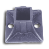 Cast Iron Square Shoe 1" forged steel finial, cast iron bushings, brass finial, bushings, baluster, cast iron baluster collar, cast iron shoes and bases, brass baluster, powder-coated, zinc square shoe, aluminum baluster collar, simshoe, ts distributors