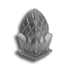 Cast Iron Pineapple Point Finial Available in 3 Sizes cast iron pineapple point finial, cast iron finials, pineapple point finial, pineapple finial, decorative finials, cast iron post caps, fence post caps, fence accessories,cast iron fence accessories, decorative post caps, decorative cast iron post caps, ts distributors