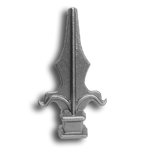 3/4" Cast Iron Spear Point Finial cast iron spear point finial, cast iron finial, spear point finial, metal finial, fence accessories, designmaster, cast iron fence accessories, fence posts, cast iron finials for sale, finials, spear finails, decorative finials, fence posts, ts distributors